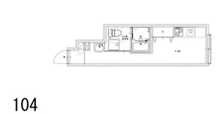 ソルナクレイシア桜新町Ⅱ【1階】の間取り