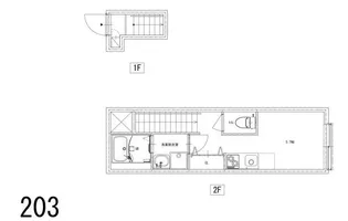 ソルナクレイシア桜新町Ⅱの間取り