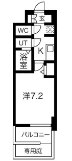 レジデンス神戸大倉山グルーブ【1階】の間取り