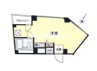 ベルツリー兵庫【3階】の間取り