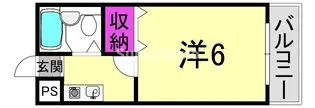 ジョイ甲子園【1階】の間取り