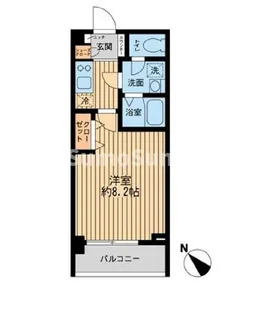 エコロジー都立大学レジデンス【3階】の間取り
