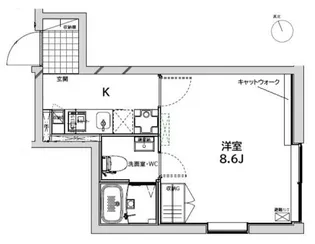 LIFEED CREAL広尾【3階】の間取り