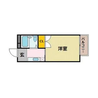 FIORE六甲【1階】の間取り