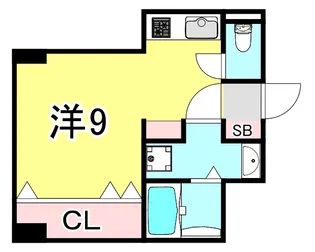 天満マンション【5階】の間取り