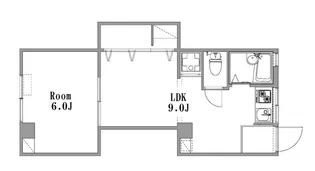 天満マンション【5階】の間取り