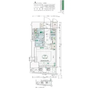 エステムコート神戸元町Ⅱグレイド【7階】の間取り