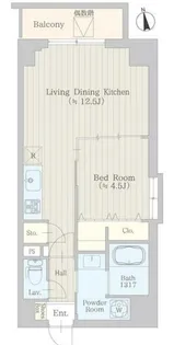 ARROWS【3階】の間取り