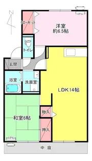 プレステージ芦屋E棟【2階】の間取り