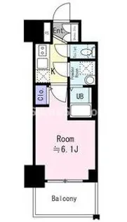 エスリード神戸兵庫駅ミッドポート【11階】の間取り