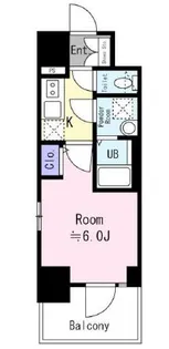 エスリード神戸兵庫駅ミッドポート【11階】の間取り