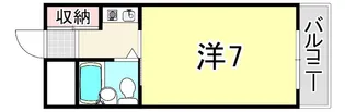 プティメゾン夙川江上町【2階】の間取り