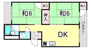 リョウズガーデンズ 【4階】の間取り