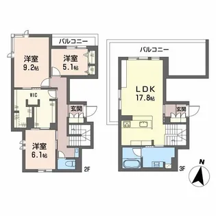 Rio Brezza 芦屋の間取り