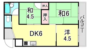桜マンション【5階】の間取り