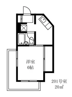 緑が丘ハイツ【4階】の間取り