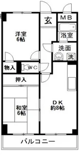 モンテメール六甲【3階】の間取り