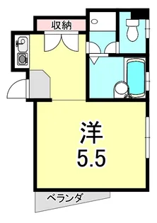 ニシオカマンション【1階】の間取り