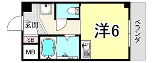 ロイヤルコート西宮門戸【3階】の間取り