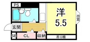 メゾンド山手【4階】の間取り