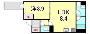 新築 ディーポルタアロッジオ(D porta aloggio)【1階】の間取り