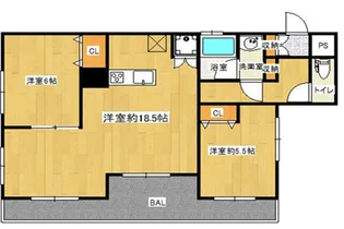 サンワプラザ神戸大開通【8階】の間取り