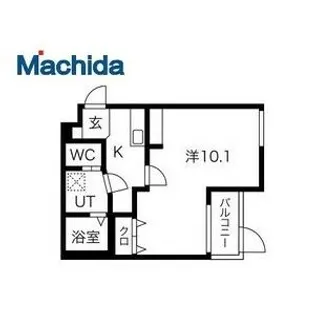 エヌエムサンカンテキャトフB棟【2階】の間取り