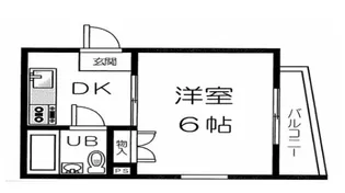 シャルマン甲南【1階】の間取り