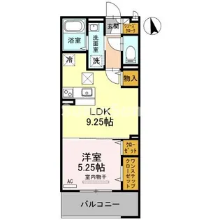 ヴィラ・デュオ A棟【1階】の間取り