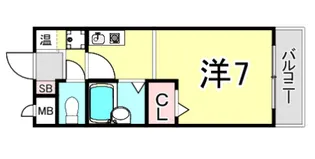 クレアコート産所町【1階】の間取り