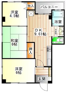 エクセル板宿【2階】の間取り