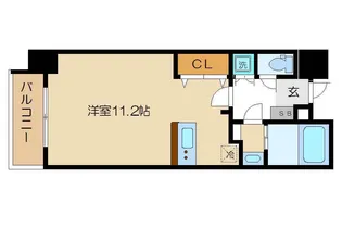 アンビエンテ王子籠池【2階】の間取り