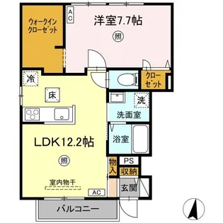 ブリランテ【1階】の間取り