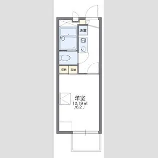 レオパレス岡本【2階】の間取り
