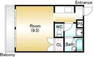 ラ・マドレー甲子園【3階】の間取り