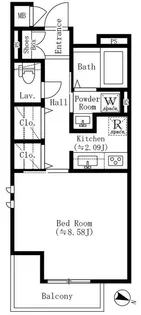 Orchid Sowa【3階】の間取り