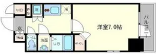 エスリード心斎橋LUXUE【13階】の間取り