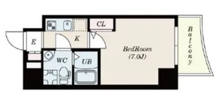 セレニテ上町台【10階】の間取り
