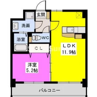 ソアレ空港通り【2階】の間取り