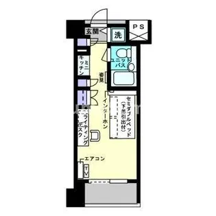 アルファコンフォート博多【9階】の間取り