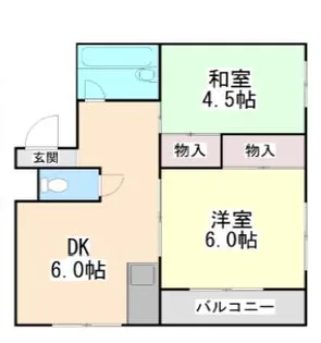 川崎マンション【3階】の間取り