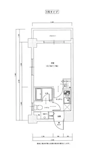 テングッド昭代【4階】の間取り