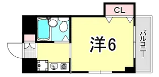 ジョリメゾン魚崎【3階】の間取り