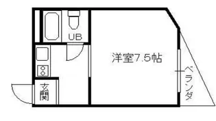 ハイメゾン岡本【3階】の間取り