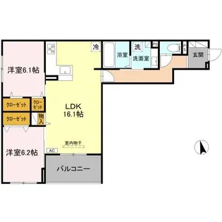 Field court【2階】の間取り