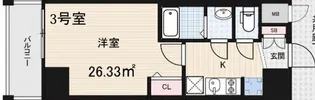 ラヴィータ難波元町(旧 TOYOTOMI STAY Premium【8階】の間取り