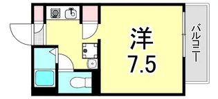 クラシス甲子園【2階】の間取り