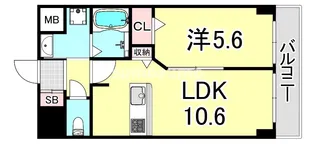 グラドアーレ ミゼ【2階】の間取り