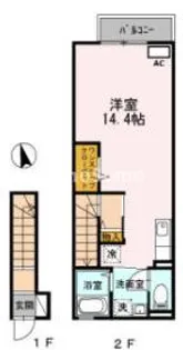 コーヴォベラフェスタ【1階】の間取り