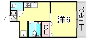 サンハイツバロンⅠ【1階】の間取り